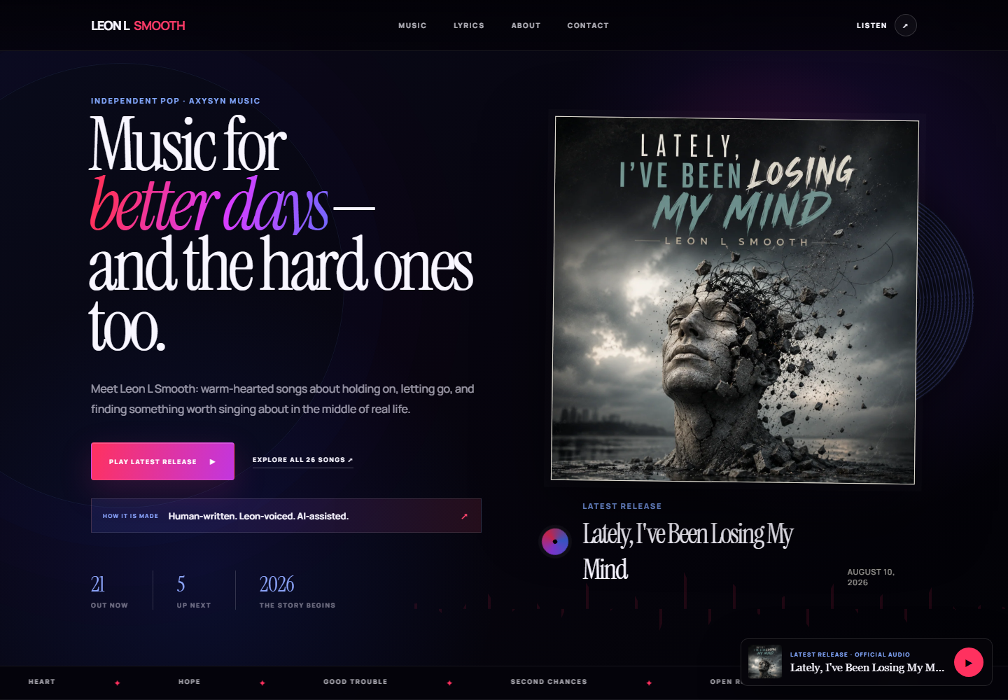 Leon L. Smooth artist homepage